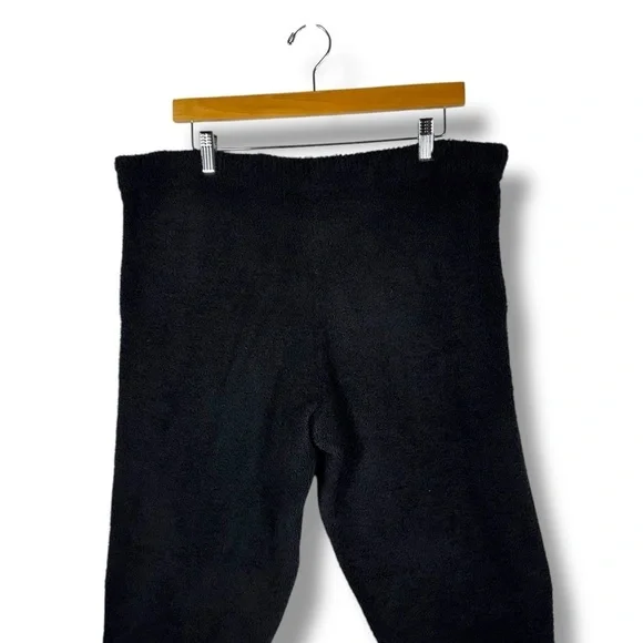 Softies Solid Marshmallow Hoodie Lounge Set, Black, Size XL - Picture 15 of 16